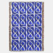 Metis Flag Blanket First Nations Thellemmers Deken (Voorkant Verticaal)