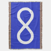 Metis Flag Blanket First Nations Thellemmers Deken (Voorkant Verticaal)