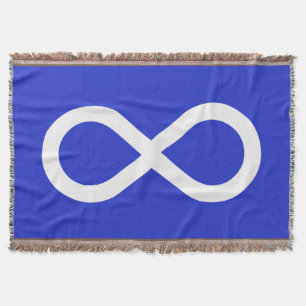 Metis Flag Blanket First Nations Thellemmers Deken