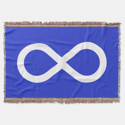 Metis Flag Blanket First Nations Thellemmers Deken (Voorkant)