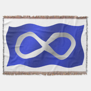 Metis Flag Blanket First Nations Thellemmers Deken