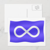 Metis Flag Briefkaarten Buffalo First Nations Kaar (Voorkant / Achterkant)