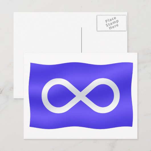 Metis Flag Briefkaarten Buffalo First Nations Kaar (Voorkant / Achterkant)