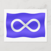 Metis Flag Briefkaarten Buffalo First Nations Kaar (Voorkant)