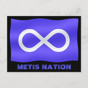 Metis Flag Briefkaarten Metis First Nations Cards