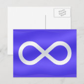 Metis Flag Briefkaarten Metis First Nations Kaarte (Voorkant / Achterkant)