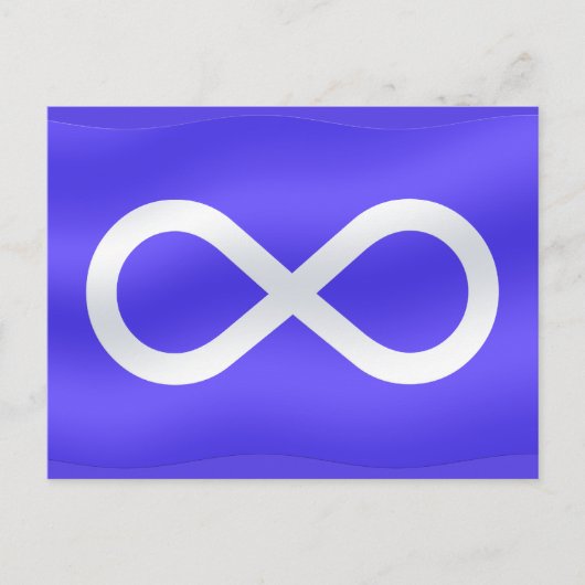 Metis Flag Briefkaarten Metis First Nations Kaarte (Voorkant)