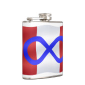 Metis Flag Flask op maat gesneden Metis Drink Kolv Heupfles (Rechts)