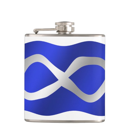 Metis Flag Flask op maat gesneden Metis Drink Kolv Heupfles (Voorkant)