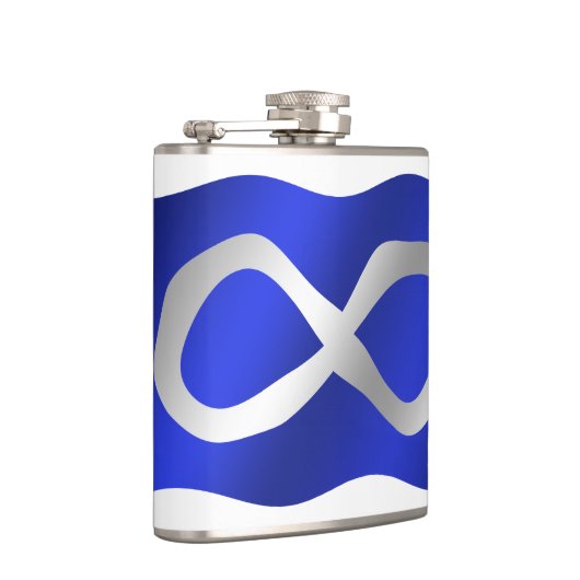 Metis Flag Flask op maat gesneden Metis Drink Kolv Heupfles (Rechts)