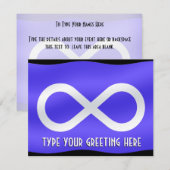 Metis Flag Invitalized Metis Art Kaart (Voorkant / Achterkant)