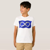 Metis Flag Kinder T-shirt First Nation Art T-shirt (Voorkant volledig)