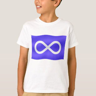 Metis Flag Kinder T-shirt First Nation Art T-shirt