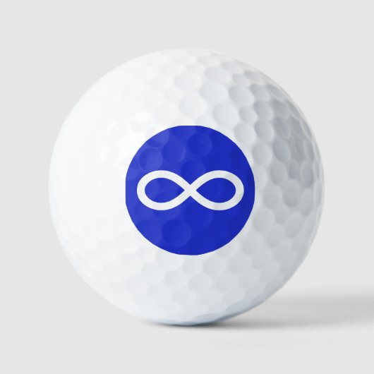 Metis Flag, Métis flag  Golfballen (Voorkant)