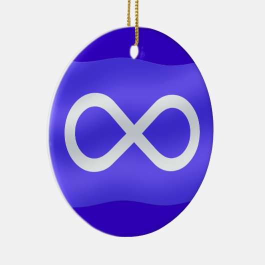 Metis Flag Ornament First Nations Keepsakes (Rechts)