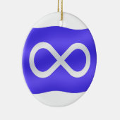 Metis Flag Ornament First Nations Keepsakes (Rechts)
