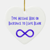 Metis Flag Ornament Personalized Metis Decorting (Achterkant)