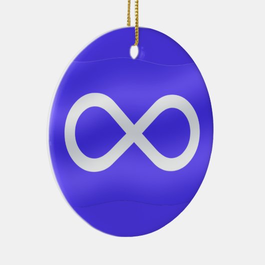 Metis Flag Ornament Personalized Metis Decorting (Rechts)