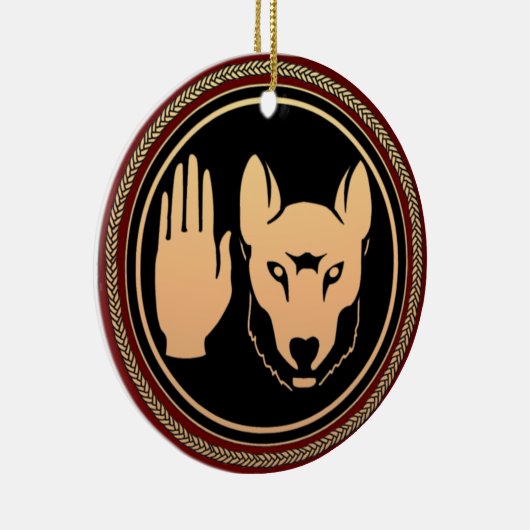 Metis Flag Ornament Personalized Tribal Decoration (Rechts)