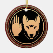 Metis Flag Ornament Personalized Tribal Decoration (Voorkant)