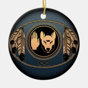 Metis Flag Ornament Personalized Tribal Decoration