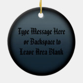 Metis Flag Ornament Personalized Tribal Decoration (Achterkant)