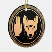 Metis Flag Ornament Personalized Tribal Decoration (Links)