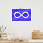 Metis Flag Poster Metis Flag Poster Prints Gifts (Keuken)