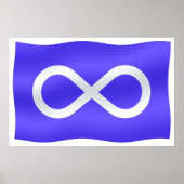 Metis Flag Poster Metis Flag Poster Prints Gifts (Voorkant)