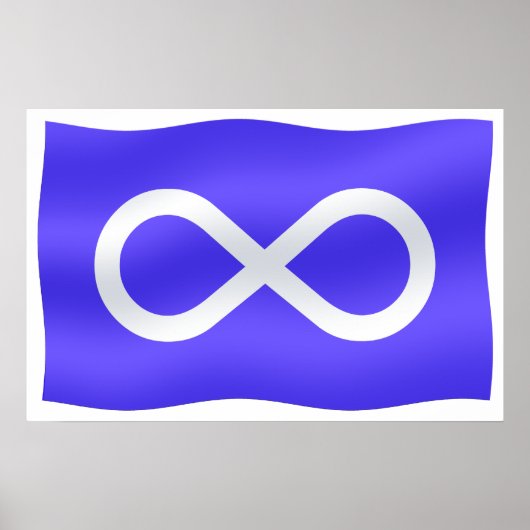 Metis Flag Poster Metis Flag Poster Prints Gifts (Voorkant)