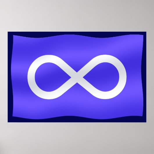 Metis Flag Poster Metis Flag Poster Prints Gifts (Voorkant)