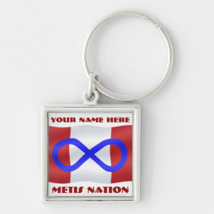 Metis Flag Sleutelhanger Personalized Metis Sleute