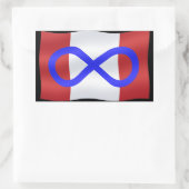 Metis Flag Stickers Canadian Metis Sticker (Tas)