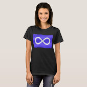 Metis Flag Vrouwen Organisch First NationT-shirt T-shirt (Voorkant volledig)
