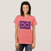 Metis Flag Womens T-shirt Biologisch First NationT (Voorkant volledig)