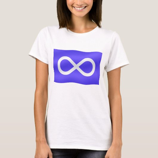 Metis Flag Women's Tee Shirt First Nation T-shirt (Voorkant)