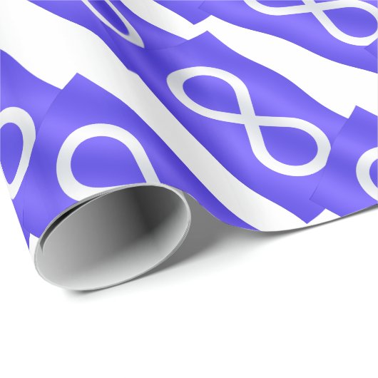 Metis Flag Wrapping Paper First Nations Art Paper Cadeaupapier (Rol Hoek)