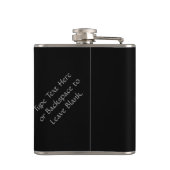 Metis Flask Custom Spirit Buffalo Metis Art Fles Heupfles (Achterkant)