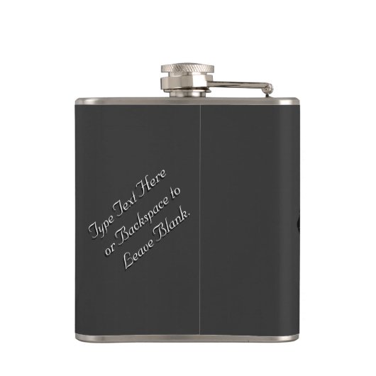 Metis Flask Custom Spirit Buffalo Metis Art Fles Heupfles (Achterkant)