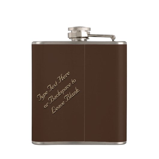 Metis Flask Custom Spirit Buffalo Metis Art Fles Heupfles (Achterkant)