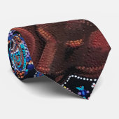 Métis Floral Stropdas "Wachten op lente" (Opgerold)