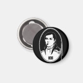 Metis Fridge Magnet Metis Hero Cuthbert Grant Gift (Voorkant / Achterkant)