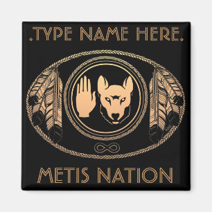 Metis Fridge Magnet Personalized Metis Flag Magnet