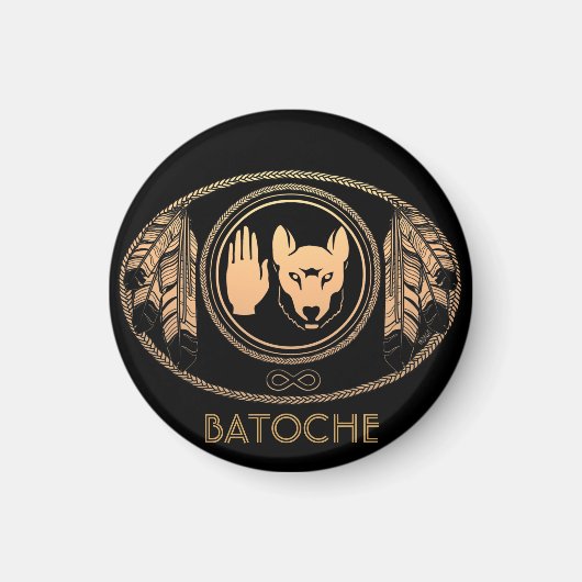 Metis Fridge Magnet Personalized Metis Flag Magnet (Voorkant)