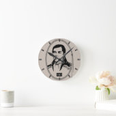 Metis Hero Clock Metis Leader Cuthbert Grant Clock Ronde Klok (Huis)