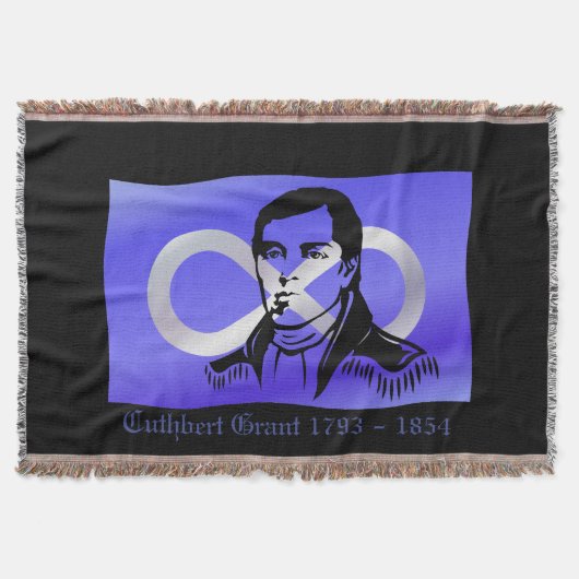 Metis Hero Dekbed Cuthbert Grant Worpdekens Deken (Voorkant)