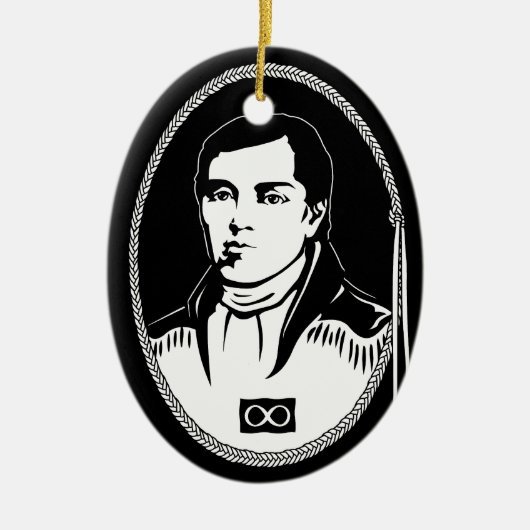 Metis Hero Ornament Gepersonaliseerde Metis Decora (Voorkant)
