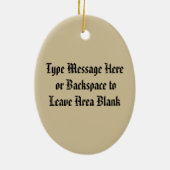 Metis Hero Ornament Personalized Metis Decorting (Achterkant)