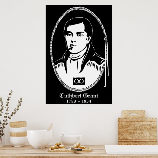 Metis Hero Poster Cuthbert Grant Prints Posters (Keuken)