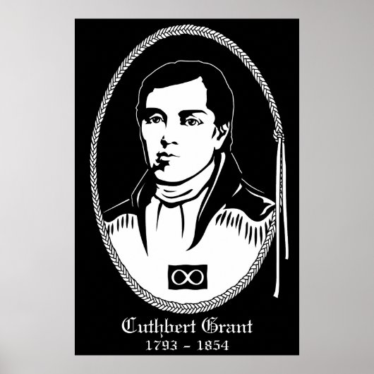 Metis Hero Poster Cuthbert Grant Prints Posters (Voorkant)